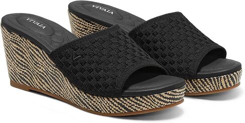 VIVAIA Stacey Pro Round-toe Wedge Sandals for Women Open Toe Sandals Comfy Casual Dressy Summer in Kuwait