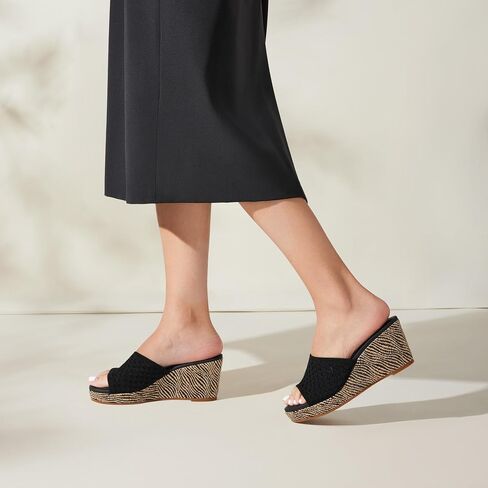 VIVAIA Stacey Pro Round-toe Wedge Sandals for Women Open Toe Sandals Comfy Casual Dressy Summer in Kuwait