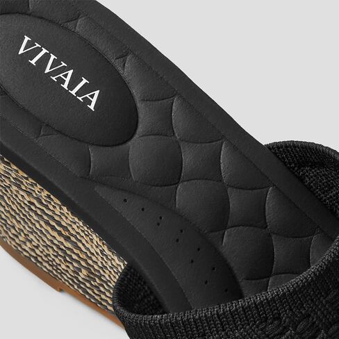 VIVAIA Stacey Pro Round-toe Wedge Sandals for Women Open Toe Sandals Comfy Casual Dressy Summer in Kuwait