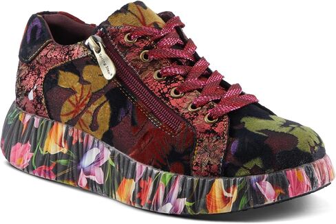 SPRING STEP L'Artiste Dallyn Women's Women's Sneaker - مزيج من القوام والأنماط ، الراحة المملوءة ، نمط متعدد الاستخدامات in Saudi Arabia