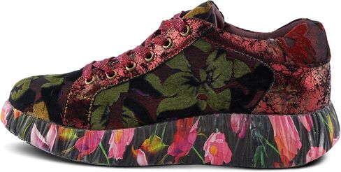 SPRING STEP L'Artiste Dallyn Women's Women's Sneaker - مزيج من القوام والأنماط ، الراحة المملوءة ، نمط متعدد الاستخدامات in Saudi Arabia