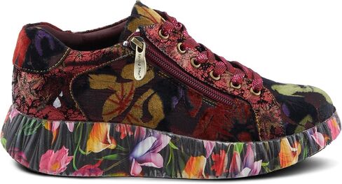 SPRING STEP L'Artiste Dallyn Women's Women's Sneaker - مزيج من القوام والأنماط ، الراحة المملوءة ، نمط متعدد الاستخدامات in Saudi Arabia
