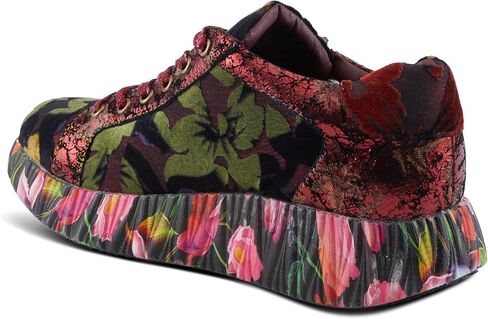SPRING STEP L'Artiste Dallyn Women's Women's Sneaker - مزيج من القوام والأنماط ، الراحة المملوءة ، نمط متعدد الاستخدامات in Saudi Arabia