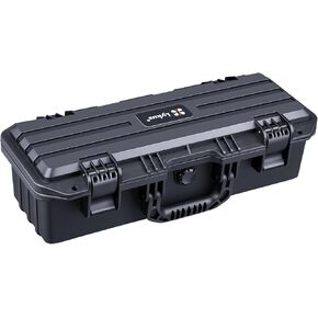 Lykus HC-4220 Waterproof Hard Case with Customizable Foam Insert, Interior Size 16.81x5.35x4.8 in, Suitable for long slim items