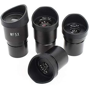 WF5X WF10X WF15X WF20X Eyepiece Stereo Microscope Eyepiece Wide Angle Lens with Eye Protection (Color : 2PCS WF20X)