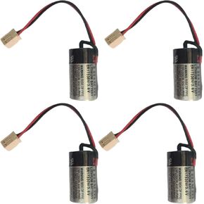 (4Pcs) ER17330V/3.6V 1700mAh Battery for Epson G, R Series Robot Battery R13ZA00600300 ER17330V/3.6V 2/3A