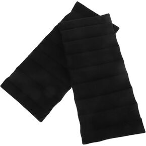 Camera Bag Insert Dividers - 2pcs Waterproof Padded Pad for Photography Accessories - Flexible Black Fiber Velvet Design - for Backpack Organization