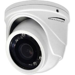 Speco 4MP HD-TVI Mini Turret Camera 2.9mm Lens - White Housing