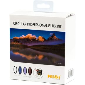 NiSi 77mm Circular Professional Filter Kit - HUC UV, Ti Enhanced Circular Polarizer (CPL), Natural Night, and ND1000 (10-Stop) Neutral Density Lens Filters