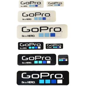 9 Pcs lot Adhesive Logo Stickers Waterproof Vinyl Compaitable for Car Bike Dirtbike Track Race etc. GoPro-13/12/11/10/9/8/7/6/5 Action Cameras.
