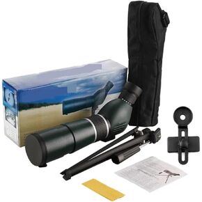 Monocular Zoom Telescope Powerful Monocular Bak4 Prism Waterproof Anti-Fog Camping Bird Watching Landscape Telescopes for Phone(ONLY monocular A1) (B with Phone Clip)