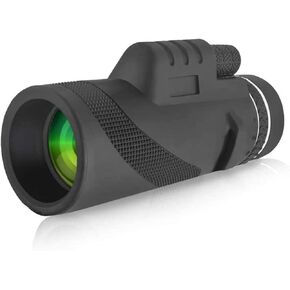 Monocular Telescope, 10x52 Monocular Telescope, High Power Portable Waterproof BAK4 Prism Lens Monocular Compact Monocular and Smartphone Adapter and Tripod for Adult Bird Watching Outdoor