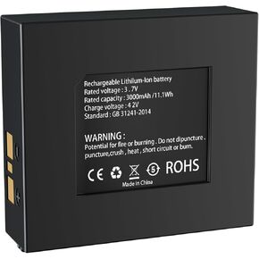 WD05 Battery, Rechargeable Lithium-Lon Battery 3000mAh Compatible 4K 8K 64MP WiFi Digital Camera(1 pc)