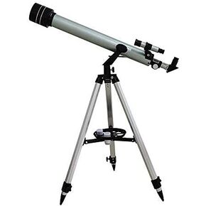 Children Sky Telescope for Astronomy 60mm Adults Travel Scope Outdoor Kids Monocular Space Refractor with 3 Eyepieces Finder Moon Lens Aluminum Tripod Nice Family (White)