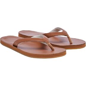 Hari Mari- The Clipper- Women's Waterproof Boat-Safe Full-Grain Leather Sandal- No Break Ins, Beveled Edge to Reduce Tripping, and Floats in Water