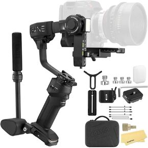 ZHIYUN Crane 4 Combo Gimbal Stabilizer Compatible for DSLR and Mirrorless Camera Canon Sony Nikon Panasonic Fujifilm BMPCC 6K, Fill Light, PD Fast Charge