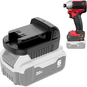 Power Tool Battery Adapter for Dewalt 20V Power Tools(Convert for Milwaukee 18V Lithium Battery)