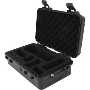 Alomejor Pocket Camera Travel, ShockProof Hard with Reinforced Corners Dedicated Slots Organizer for Pocket 3 Accessories
