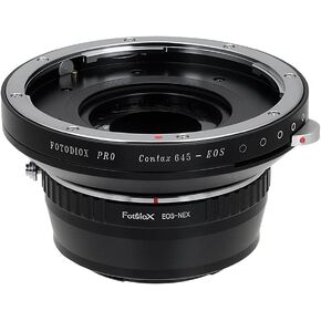 Fotodiox Pro Lens Mount Adapters, Contax 645 (C645) Mount Lenses to to Sony E-Mount Mirrorless Camera Adapter - for Sony Alpha E-mount Camera Bodies (APS-C & Full Frame such as NEX-5, NEX-7, a7, a7II)
