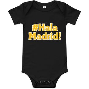 Hala Madrid fan chant baby gift Baby short sleeve one piece