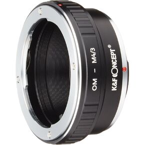 K&F Concept Lens Mount Adapter Olympus OM to M4/3 Micro Four Thirds M43 System Camera Adapter GF2 GF3 G2 G3 GH2 E-PL3 PM1