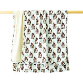 Ruffle Reversible Blanket Bloom Baby Bloom | Soft, Breathable Toddler Blanket | Double-Layered Unisex Design | Hypoallergenic, Year-Round Baby Bedding
