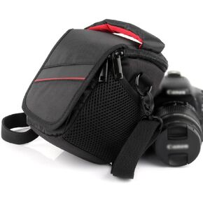 Camera Bag Shoulder Bag Storage Shoulder Bag Shoulder Diagonal Digital Bag Photographic Bag (Black As the picture shows)