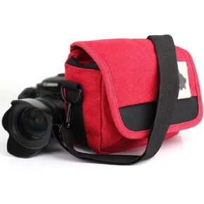 Photo Camera Bag Shoulder Bag Storage Shoulder Bag Shoulder Diagonal Camera Bag Storage Bag (Color : E, Size (D As the picture shows)
