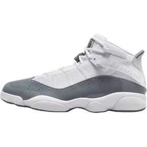 NIKE Jordan Air 6 Rings White-Cool-Grey-White, 11.5