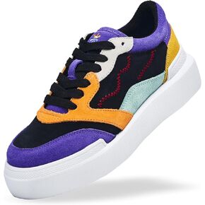 Courster, Platform Sneakers for Women - Cute, Trendy Walking Shoes. Vibrant, Comfortable, Stylish Fashion Sneakers