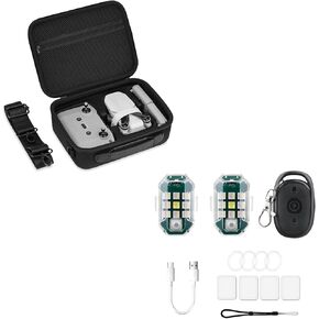 Mini 4K Storage Bag+Drone Wireless LED Strobe Light for DJI Mini 4K/Mini 2/Mini 2 Anti-Collision Accessories