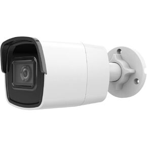 4MP PoE Security IP Camera - Compatible with Hikvision DS-2CD2043G2-I Mini Bullet EXIR Night Vision 4mm Fixed Lens H.265+, English Version, Firmware Upgradable