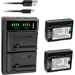 Kastar 1-Pack BP-709 Battery and LTD2 USB Charger Compatible with Canon VIXIA HF R60 HFR60, VIXIA HF R62 HFR62, VIXIA HF R70 HFR70, VIXIA HF R72 HFR72, VIXIA HF R80 HFR80 Camera