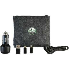 طقم شاحن السيارات 35W 3 - PD 3.0 PPS/QC 3.0 - معدات وادي الطائرات بدون طيار