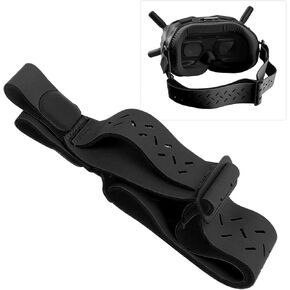 Flight Goggles Headband,Two Point Flight Goggles Headband Adjustable Detachable Head Strap Compatible with DJI FPV Combo Drone Accessories(Black)