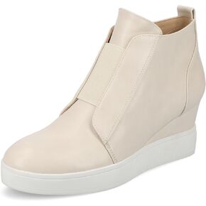 Journee Collection Women's Clara Zippered Wedge Sneakers