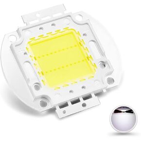 CHANZON High Power Led Chip 20W Infrared (IR 850nm / Input 600mA / DC 14V - 16V / 20 Watt) SMD COB Light Emitter Diode Components 20 W Night Vision Bulb Lamp Beads for DIY Lighting/CCTV Cameras