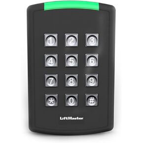 Liftmaster SRDRKP Smart Reader Keypad Cloud Based Control with The myQ Community app and myQ Community Web Portal, Black