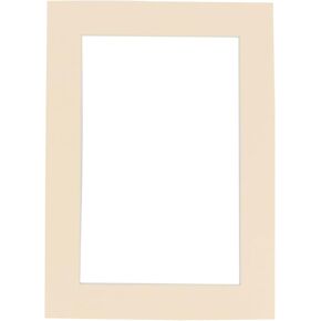 24x36 Mat Bevel Cut for 20x24 Photos - Acid Free Cream Precut Matboard - For Pictures, Photos, Framing - 4-ply Thickness