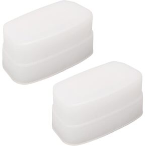 aqxreight 2Pcs Bounce Dome Diffuser White Digital Camera Flash Diffuser for 320EX Flash Speedlight Using Set Afte for 320EX FlashBounce Dome for FlashFlash Diff