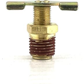 1/4" Air Compressor Drain Valve 1/4" NPT Tank Drain (1-Pack)