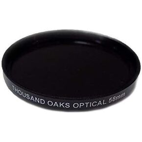 Threaded Black Polymer Solar Filter for Cameras, 72mm