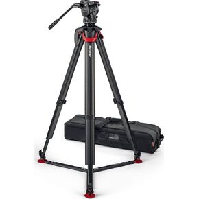 Sachtler SACH-S2068S-FTGS System Aktiv8 Sideload with Flowtech 75 mm Tripod, Ground Spreader, Carry Handle & Bag