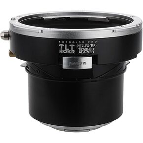 Fotodiox Pro TLT ROKR - Tilt/Shift Lens Mount Adapter for Pentax 6x7 (P67, PK67) Mount SLR Lenses to Fuji X-Series Mirrorless Camera Body