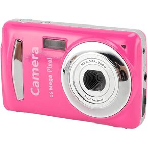 Yunir Digital Camera, 16MP FHD 1080P, 16X Zoom, 2.4 LCD, CCD, Compact, Black
