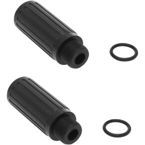 ZYAMY 2PCS Oil Cap Plugs 0.6 inch Threaded Air Compressor Craftsman Parts Air Parts Oil Port Plugs Iron Breathers For Breathers Air Vent Covers Injectors Breather Valves