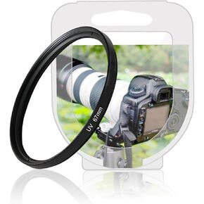 10pcs/lot 37 40.5 43 46 49 52 55 58 62 67 72 77 82 MM UV Digital Filter Protector for Canon for Nikon DSLR Camera with package (58 mm)