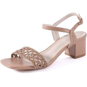 N.N.G Women's Chunky Heeled Sandals - Gladiator Shoes with Adjustable Straps, 2" Block Heel & Cushioned Insole | Non-Slip Rubber Sole | Beach Wedding Festival Boho Shoes