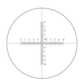 Eyepiece Micrometer Cross Ruler Scale DIV 0.1mm Calibration with Different Diameters for Microscope Microscope Accessories(Diameter 27mm)