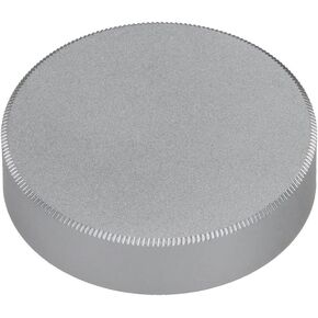 Fotodiox M39 Metal Rear Lens Cap - Silver Protective Rear Cap for 39mm Thread Screw Mount Camera Lenses